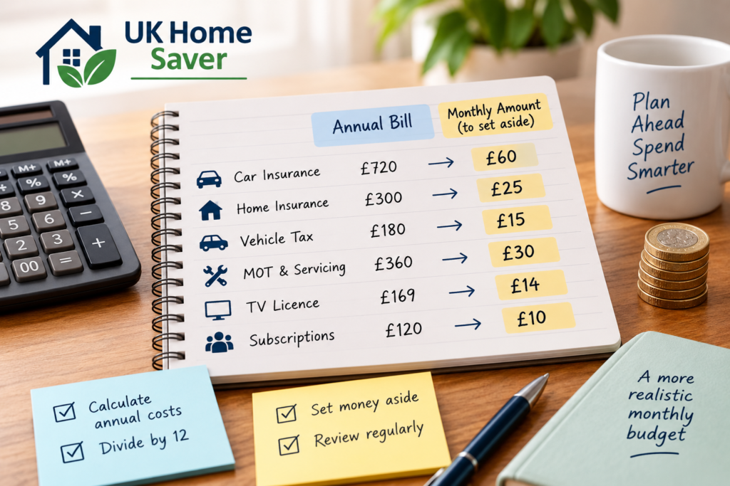 How to Work Out the True Monthly Cost of Annual Bills